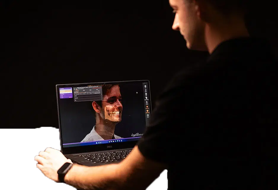 Training 7 Vladyslav Pereverzyev at workstation back photo